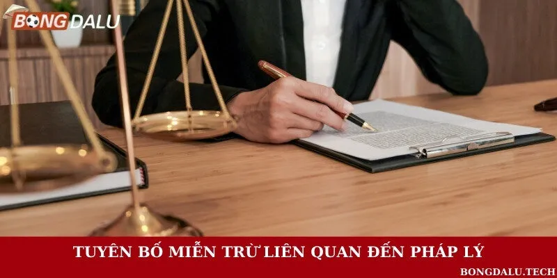 Cụ thể nội dung về tuyên bố miễn trừ